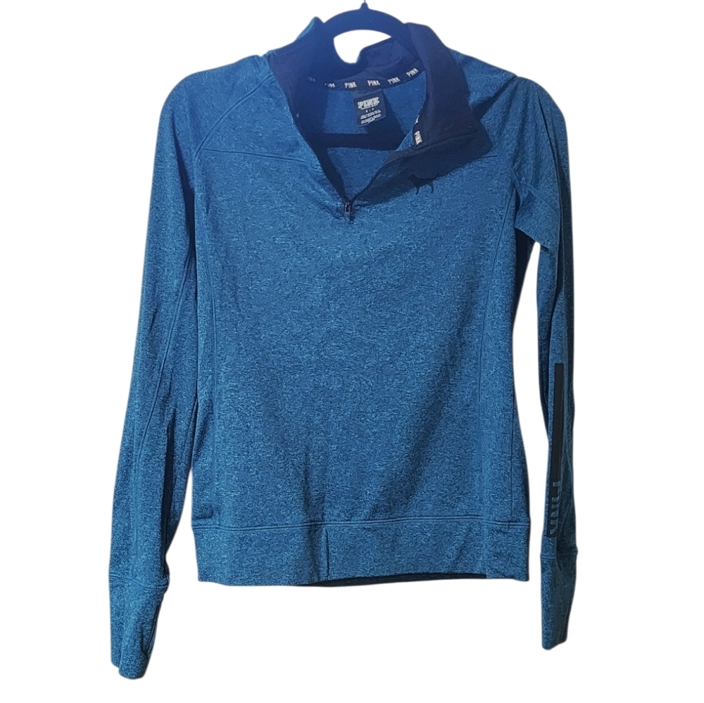 Victoria's Secret PINK Turquoise Pullover, Size Small